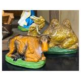 LL - Vintage Nativity Scene Manger Set with Figures and Animals