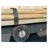 LL - Vintage Wood Toy Logging Truck