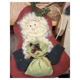 LL - Country Style Christmas Decor Collection with Wooden Trees, Angel and Santa