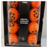 Misc. Vintage Halloween Light Sets Including Boo Ghosts And More