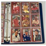 Misc. Unsorted NASCAR Trading Cards In Binder