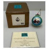 Vintage WDCC Mickey Mouse Christmas Ornament In Original Box With COA