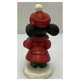 Vintage WDCC Caroler Minnie, Minnie Mouse Figurine In Original Box With COA