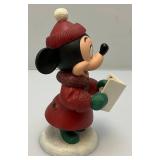 Vintage WDCC Caroler Minnie, Minnie Mouse Figurine In Original Box With COA