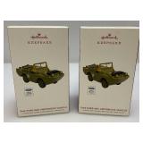 Vintage Collectible Hallmark Keepsake 1944 Ford GPA Amphibious Vehicle Ornaments (NIB)
