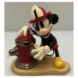 Est. $155.00- $195.00 Vintage WDCC "Fireman To The Rescue" Mickey Mouse Figurine From Walt Disney