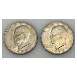 1972 (No Mint Mark) Eisenhower Liberty One US Dollar