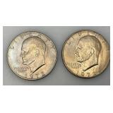 1972 (No Mint Mark) Eisenhower One US Dollar
