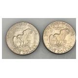 1972 (D) Eisenhower One US Dollar