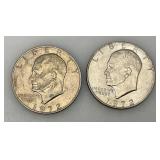 1972 (No Mint Mark) Eisenhower One US Dollar