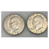1972 (No Mint Mark) Eisenhower One US Dollar