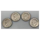 1972 (D) Eisenhower Liberty One US Dollar