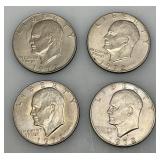 1972 (D) Eisenhower Liberty One US Dollar