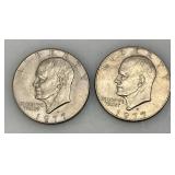 1977 (D) Eisenhower Liberty One US Dollar