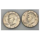 1974 (D) Eisenhower Liberty One US Dollar