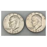1977 (No Mint Mark) Eisenhower One US Dollar