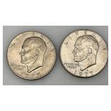 1977 (D) Eisenhower Liberty One US Dollar