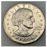 1979 S (BLOB) Susan B Anthony One Dollar Coin