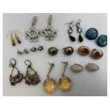 Misc. Vintage Costume Jewelry Brooches, Crosses & More