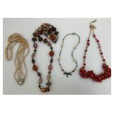 Misc. Vintage Costume Jewelry Brooches, Crosses & More