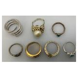 Misc. Vintage Costume Jewelry Brooches, Crosses & More