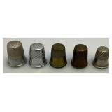 Vintage Collectible Thimbles
