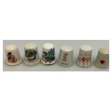Vintage Collectible Thimbles