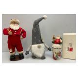 Misc. Christmas Items Including Coca-Cola Santa Stein  In Original Box And More