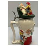 Misc. Christmas Items Including Coca-Cola Santa Stein  In Original Box And More