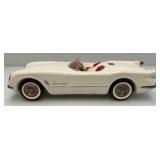 Jim Beam Collectible Famous First White 1953 Corvette Decanter (Empty)