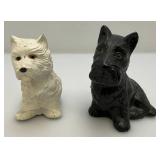 Vintage Plastic Scottie Dog Statues 1/4"