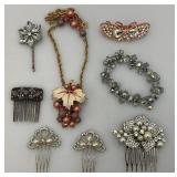 Misc. Vintage Costume Jewelry Including Cameo And More