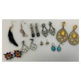 Misc. Vintage Costume Jewelry Brooches & More