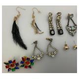 Misc. Vintage Costume Jewelry Brooches & More