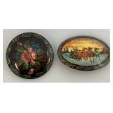 Misc. Vintage Hand Painted Russian Brooches