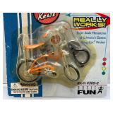Vintage Schwinn Miniature Die-Cast Key Chain Orange Krate Bicycle Key Chain (NOP)