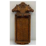 Vintage Ornawood Horse Brush Holder