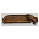 Vintage Ornawood Horse Brush Holder