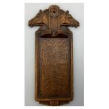 Vintage Ornawood Horse Brush Holder