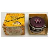 Misc. Vintage Fdishing Items And Cork Duck Decoy