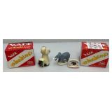 Vintage Collectible WADE Membership Pieces In Original Boxes