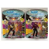 Vintage STAR TREK Action Figures (New Old Stock) And Unopened Pack Of Trading Cards