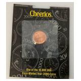 Vintage Highly Collectible CHEERIOS Uncirculated Pennies (Factory Sealed)
