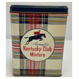Vintage Joe Cool Camel Can Holder &  Aromatic Kentucky Club Mixture Tobacco Tin