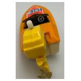 Vintage Miniature Ski Streak Wind Up Plastic Bathtub Boat (WORKS)