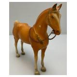 Vintage RARE Unmarked Breyer Palomino Glossy Horse With Metal Reins