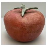 Large 7" Casted Metal Tomota Garden Statue