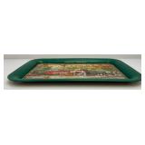 Two Vintage Collectible Advertising Items Including Coca-Cola Serving Tray And Bordon