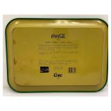 Two Vintage Collectible Advertising Items Including Coca-Cola Serving Tray And Bordon
