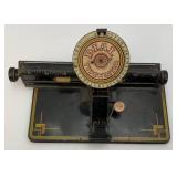 Vintage Tin Litho Dial TypewriterTin Toys